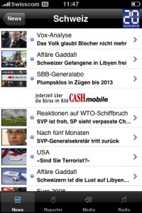 20minuten - iphone - appstore