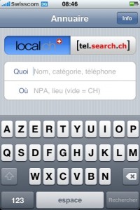 lookitup - iphone - annuaire - suisse - iphone