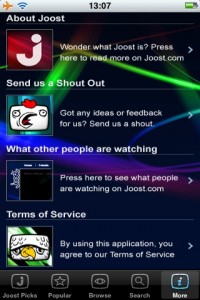 joost, iphone, application, skype