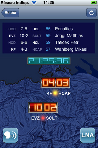 swisshockey - application - iphone - résultat - hockey - suisse